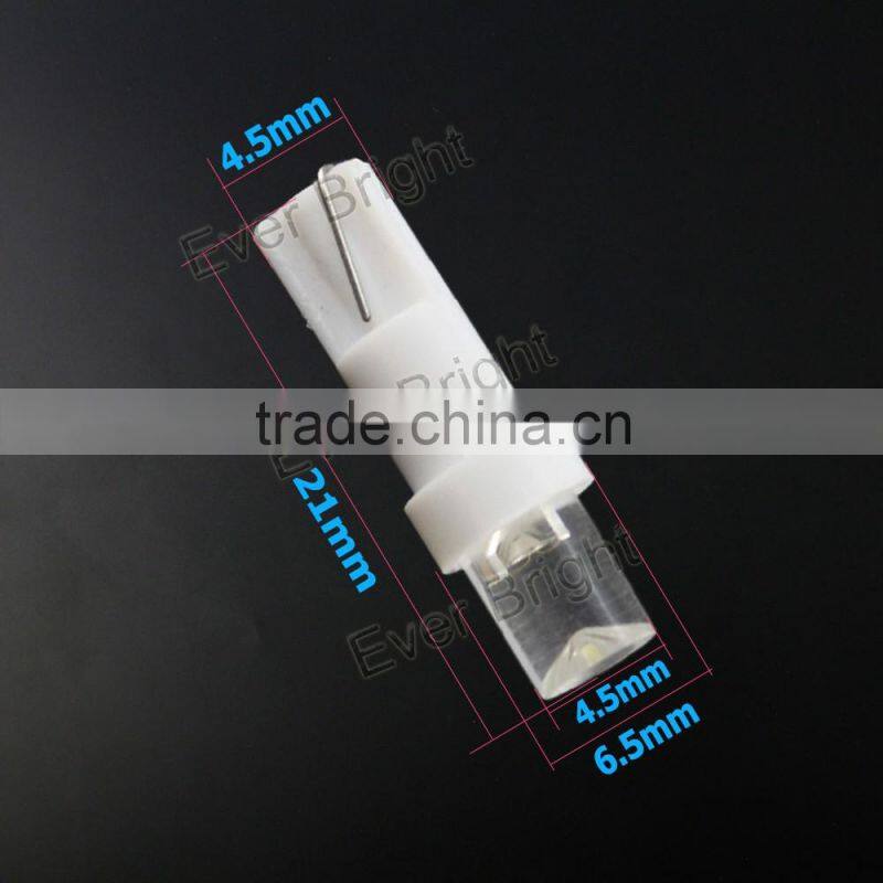 T5 1LED Automotive Car Lights Bulb Dashboards Gauge Indicator Bulbs Ignition Lights For All T5 Wedge Type