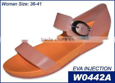 Transparent PVC Jelly Wedge Sandals