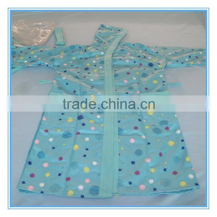 Personalized Light weight microfiber Children bath robe