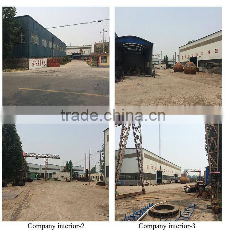 S shaped spherical heads cap for the hot-blast stove