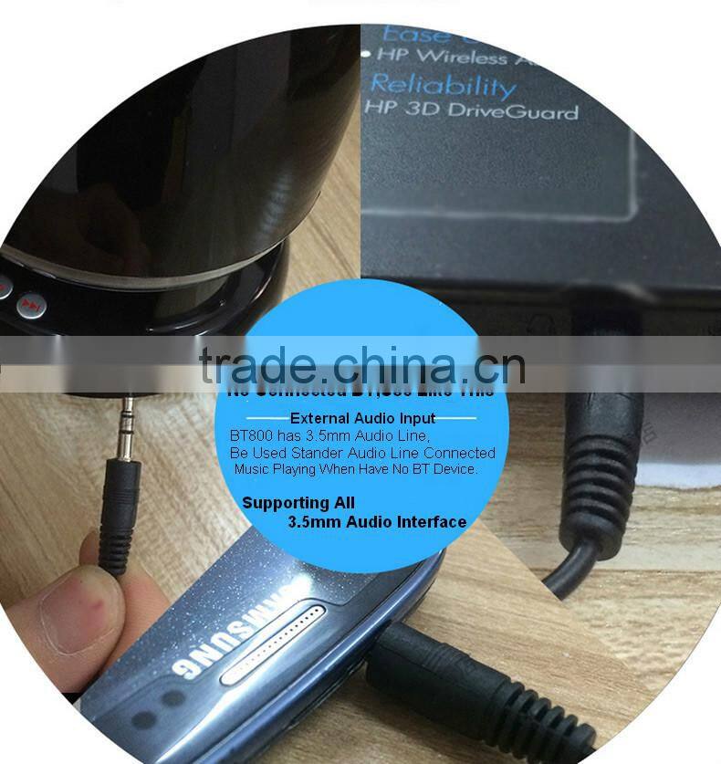 Built-In Rechargeable And Hand Freee Call FM Portable Wireless Speaker