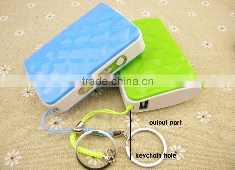 Business style 5200mah 4 LED indicator camping power bank for business gifts