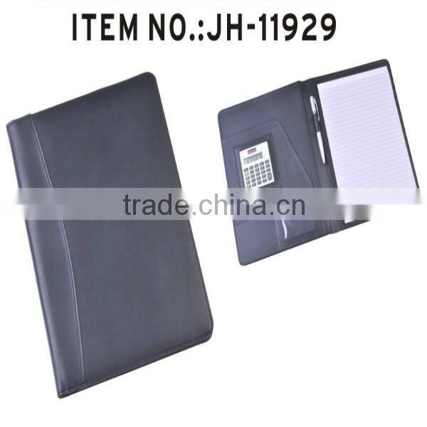 high Quality Leather Presentation Folder A4 Conference File Holder