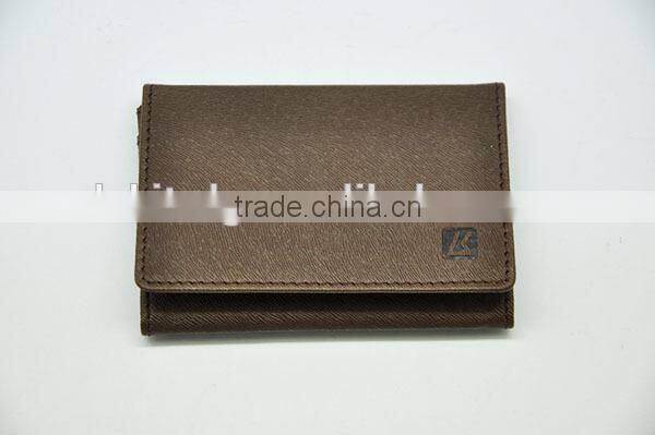 pvc leather card holder flip case cover pouch