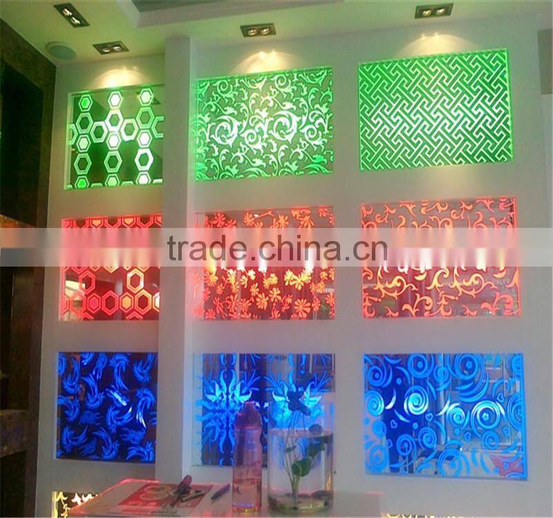 Fashion design tempered glass ceiling,tempered glass ceiling