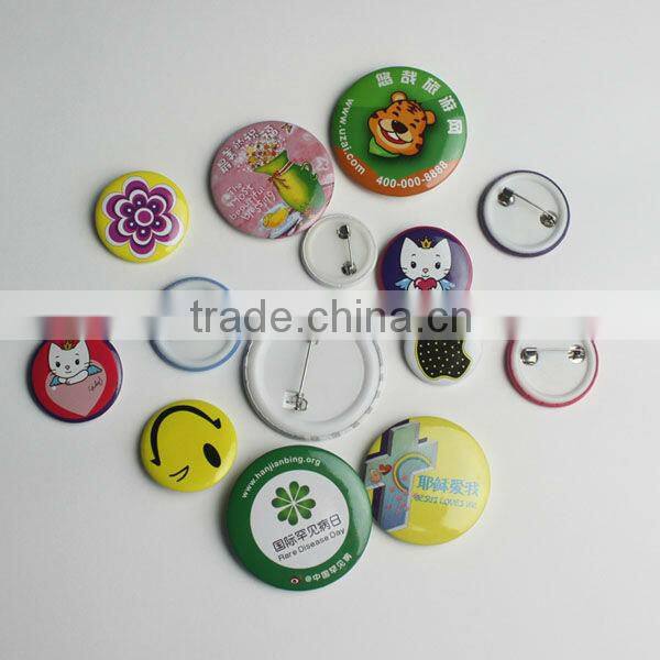 customized tin dome button badge