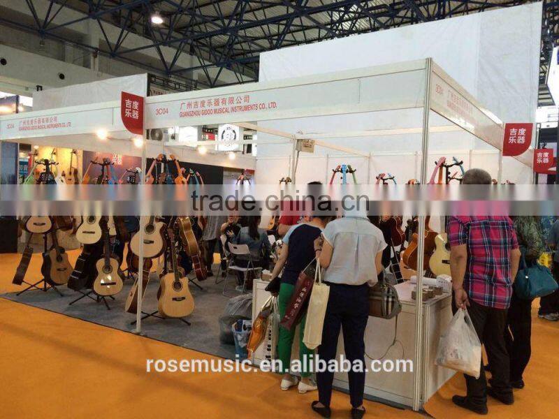 Round body handmake high end spruce & poplar solid Classical guitar