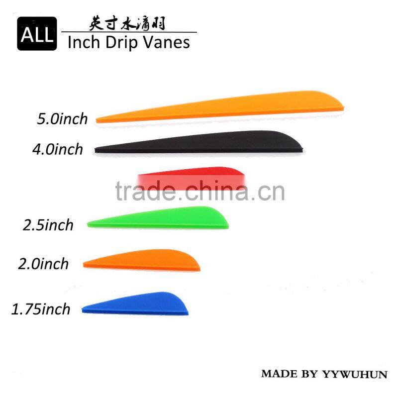 5.0inch drop arrow vane, fletching crossbow bolts arrow fletching