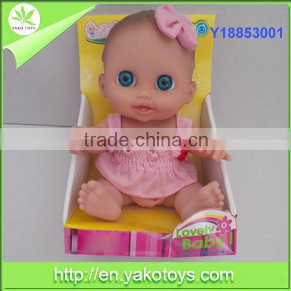 display box 9 inch baby doll with bath set vinyl doll reborn baby doll