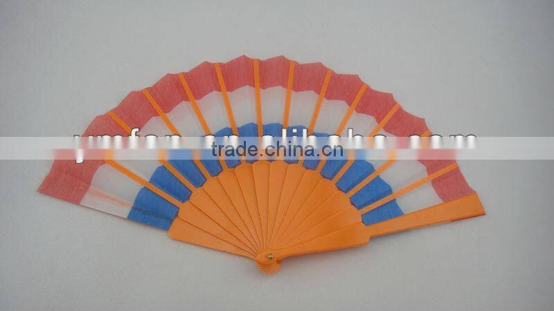 new style advertising plastic with fabric fan