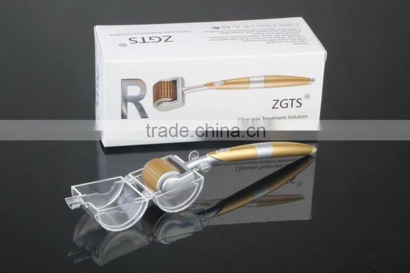 Popular Titanium Micro Needle Roller Skin Needling Derma Stamp 192 Pins Face Derma Roller