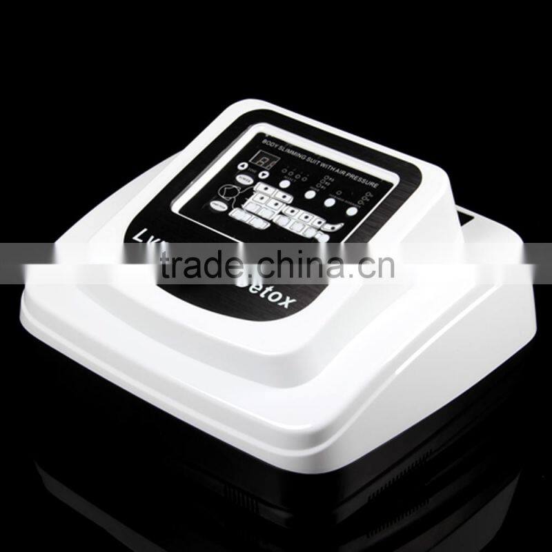 Hot sale ultrasonic welding 36v safty voltage far infrared air pressotherapy lymphatic drainage machine