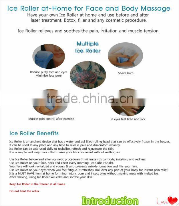2016 New Product GTO Brand Skin Cooling Ice Roller for Skin Relax