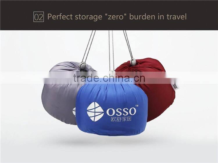 Factory direct genius design breathable memory foam travel neck pillow