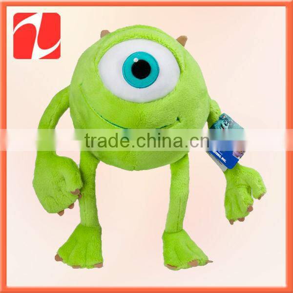 Plush monster dolls in animated film toys