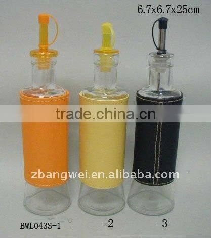 glass oil & vinegar bottle