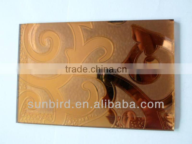 vacuum coated glass/reflective