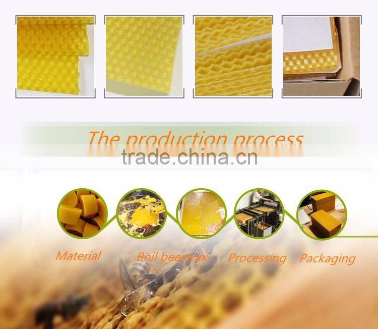 100% Pure Organic Beeswax Comb Foundation Sheet