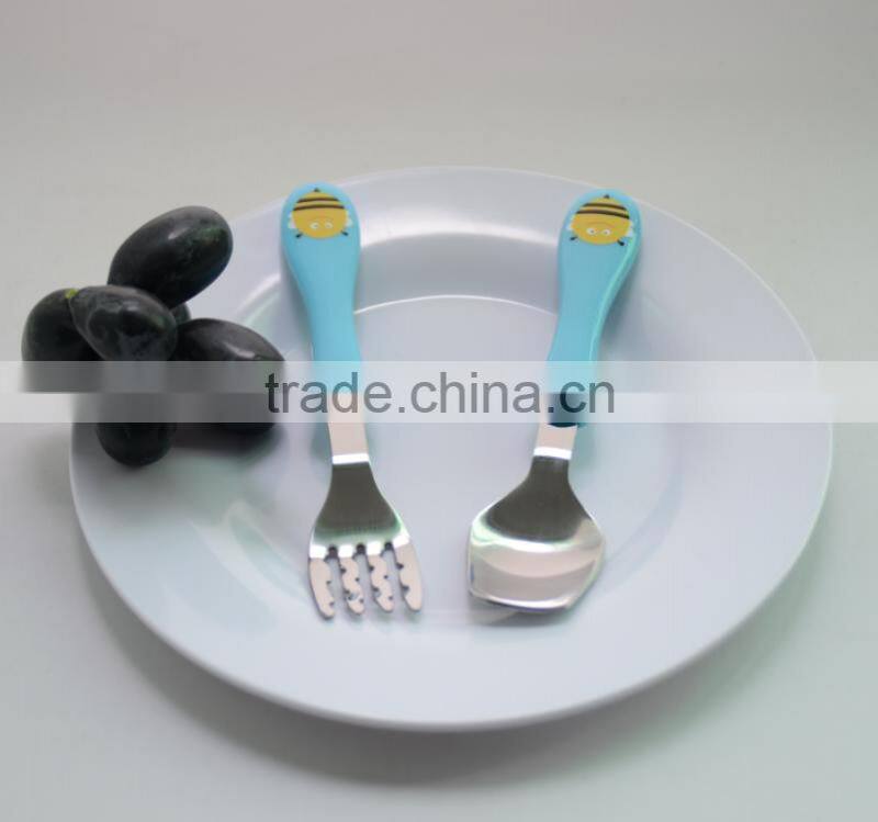 Best selling safe unique gift fork and spoon for kids