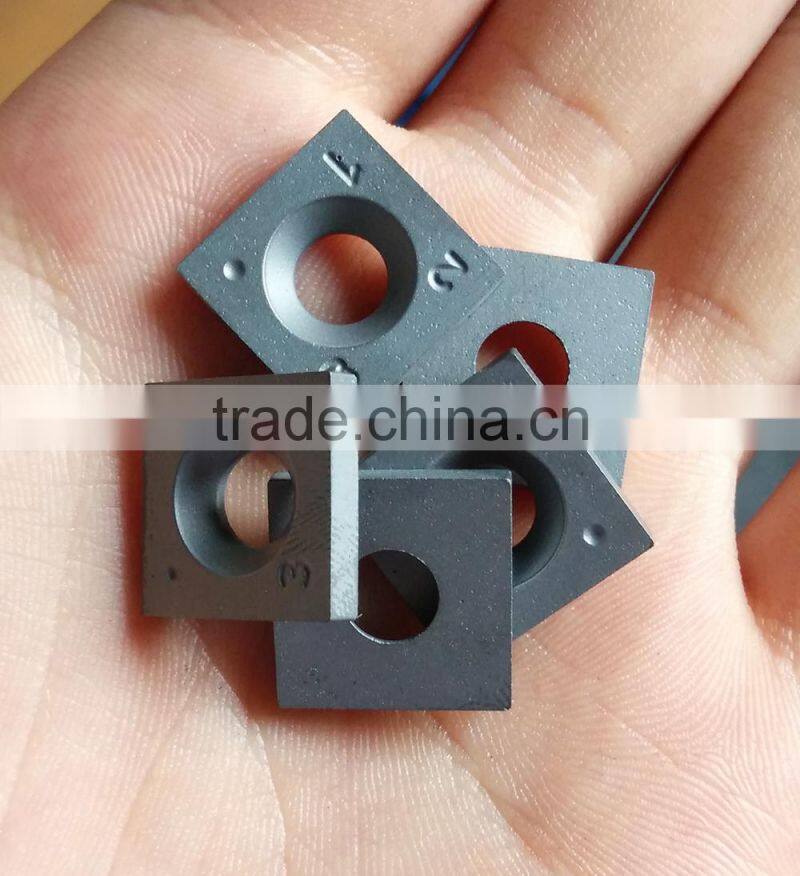 cemented tungsten carbide plate with number word