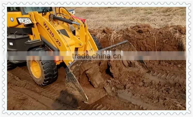 AS790 2.5ton small mini backhoe loader for sale ENGINE 83kW AC