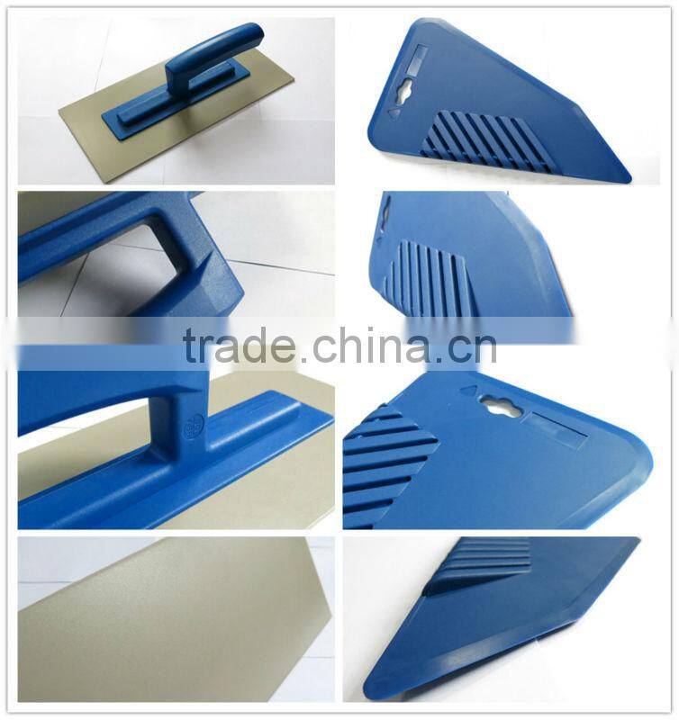 Triangle scraper with PP plastic rubber blade