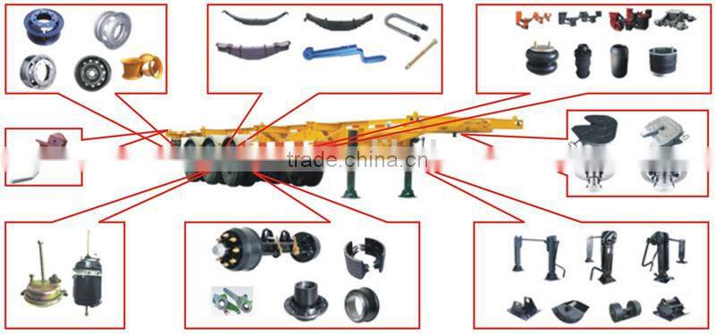 China Hot Sale 12T Trailer American Six Spoke Axle