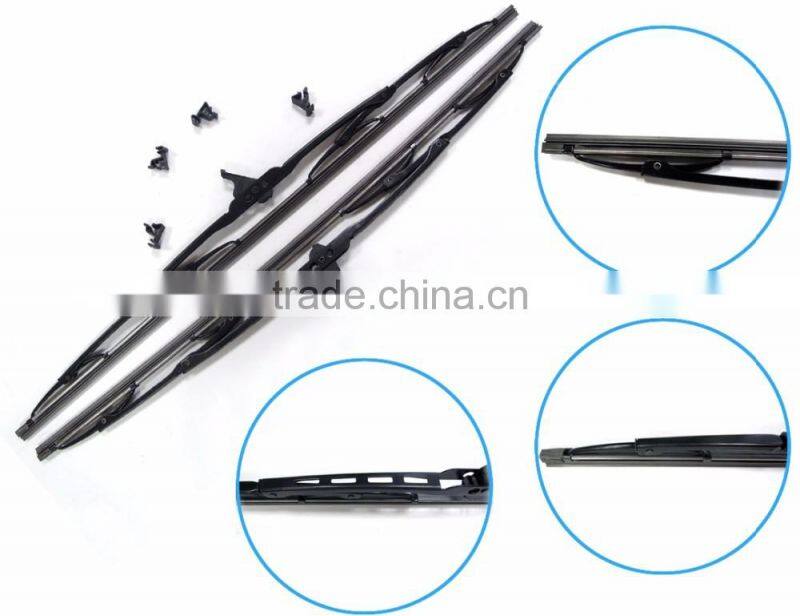 Colored windshield wiper blade for Peugeot 405