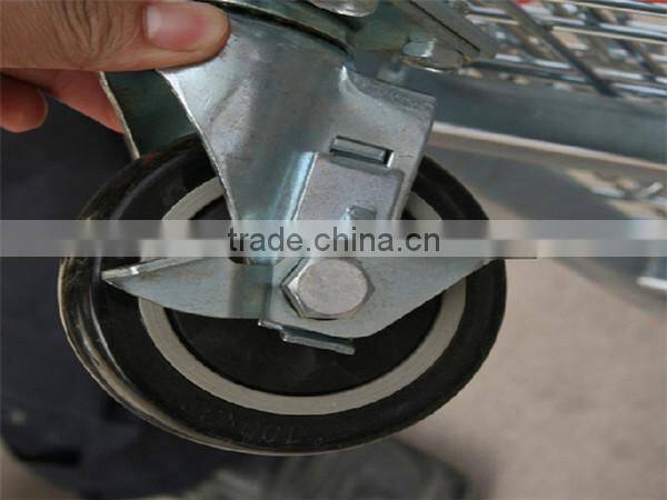 wire steel storage container cage pallet