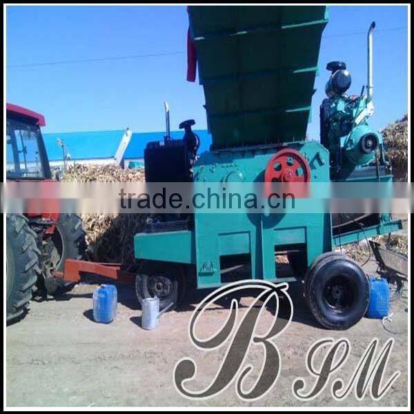 Big capacity wood stump crusher for crushing wood with different colors