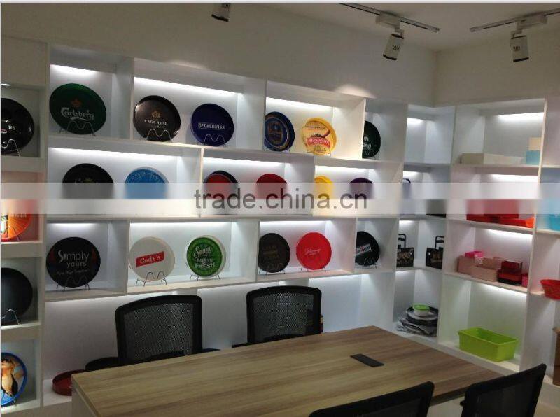Popular ABS bar serving tray for beer food fruits etc.various shape and design color,OEM orders are welcome