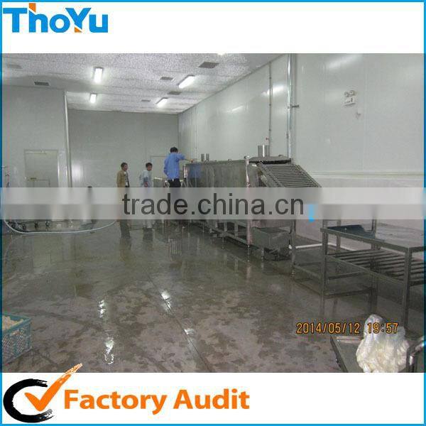 Automatic quail egg production line, quail egg boiler and peeler machine
