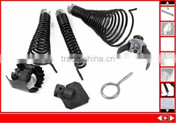 S200 Sectional Pipe Drain Cleaning Machine , Drain Cleaner Spring 2-8''