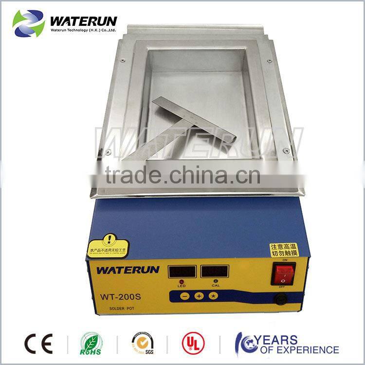digital stainless steel wave solder pot