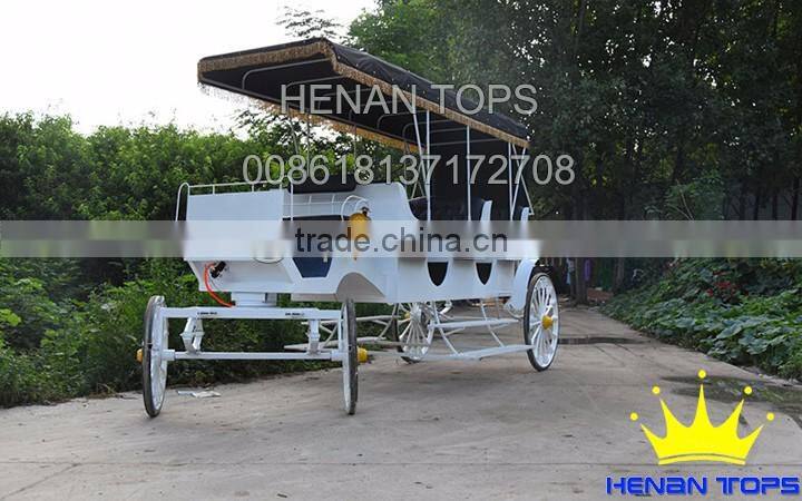 HENAN TOPS park horse carriage MC-12 for sale Tourist car