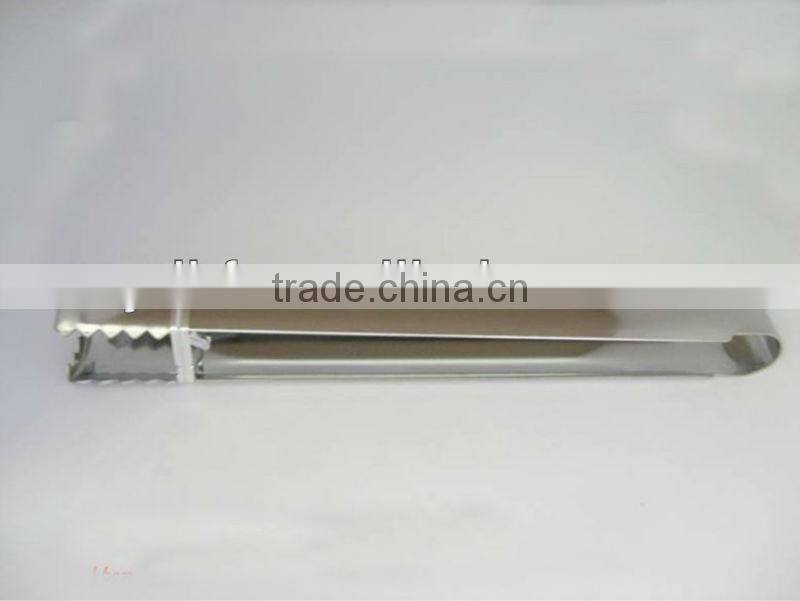 HF 322 full stainless steel food tong,fruit salad tongs,practical kitchen tongs