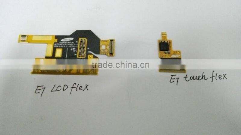 Best quality lcd and touch flex cable for note 2 for note 3 for note4 for samsung
