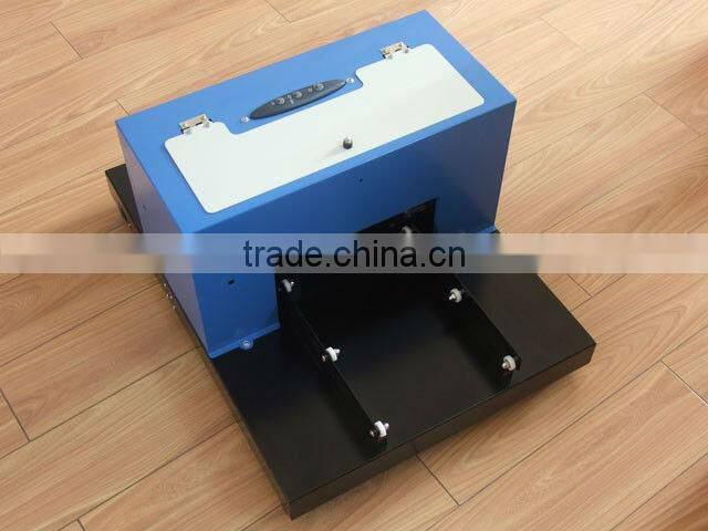 A4 Format 6 Colors Digital Marble Stone Flatbed Ecosolvent Printer/Clothes Drucker