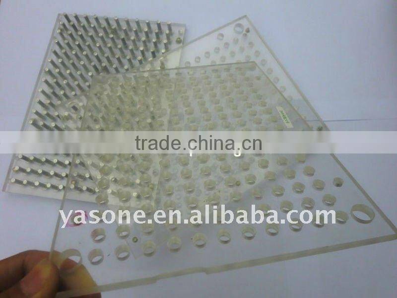 209 Holes Plexiglass Manual Capsule Filler with Tamping Tool 4#