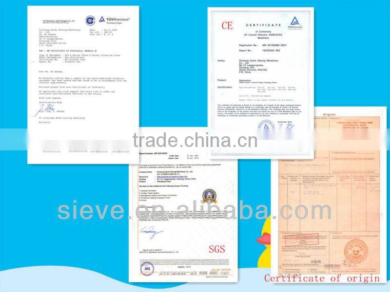 GMP Standard Vibrating Separator for Pharmaceutical industry