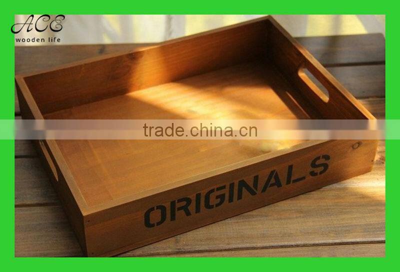 Custom wooden storage box
