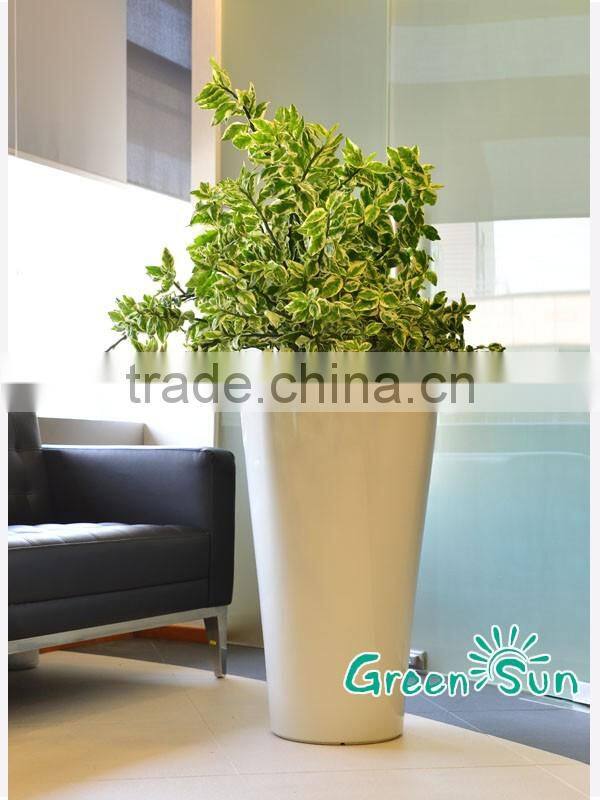 Hotsale self watering flower plant pots for garden decoration