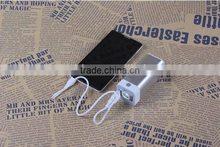 USB universal portable power bank 5600mah for phone