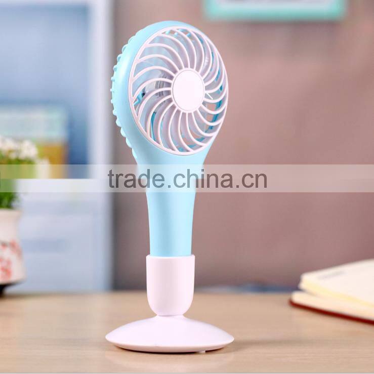 Creative USB Charge Handheld Air Fan, Mini Desktop Water Drop Fan For Student