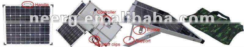 40w Portable Folding Solar Kit