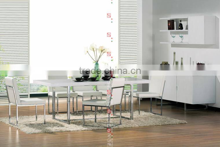 metal dining table bases / oval dining table / oval glass top dining table A-15