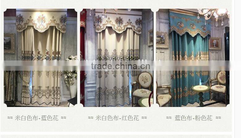 x-86411 momoda luxury home decorations french retro antique curtain with sheers and valance arabian curtain fabric