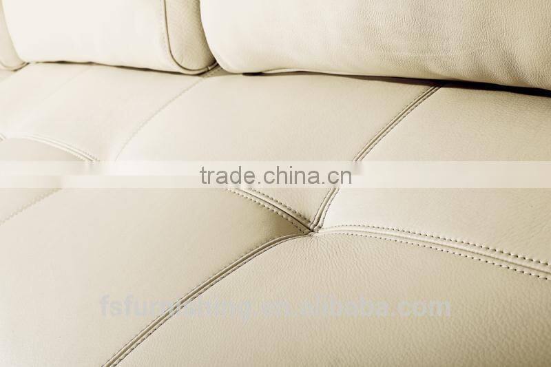 JR6008 Contemporary Leather living room Sofa Grey Sectional easy cheap PU/leather sofa on sale