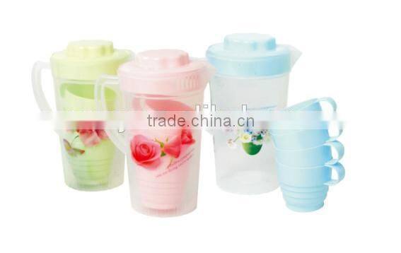 plastic water jug cooler with lid and handle
