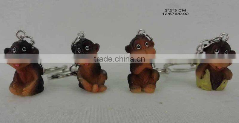 2016 Fashion keychain The 12 russia zodiac monkey keyring
